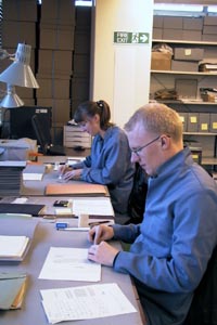 Project Conservation staff at work.